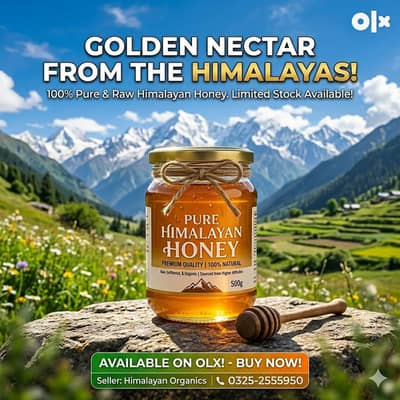 Premium Organic Himalayan Honey Mix - 100% Pure & Raw