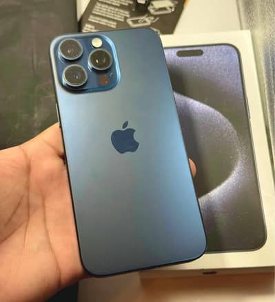 15 pro max 97Health PTA APPROVED Dual Sim With Box Cable