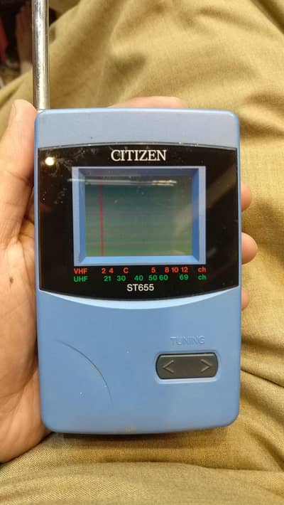 Citizen Mini Handheld Pocket Size TV, Catching Channels Very Well