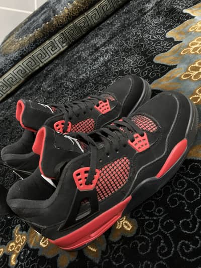 (Men's) Air Jordan 4 Retro 'Red Thunder'