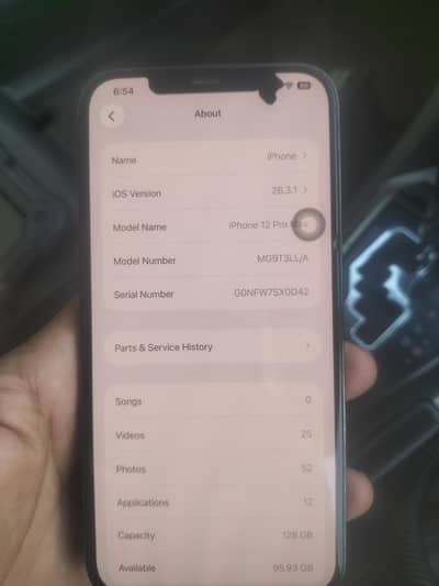 iphone 12 pro max 128 gb jv sim