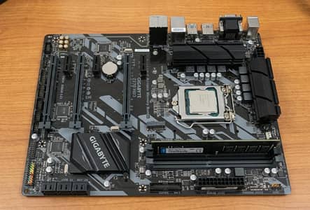 Intel I7 8700 + Gigabyte Z370 HD3 Motherboard + RGB CPU COOLER PADO S3