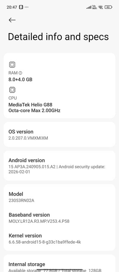 redmi12 used  WhatsApp number 03098028281