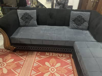 L shaped sofa set and sofa bed