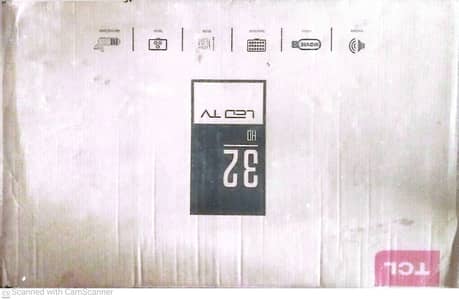 32 inches used TCL led with original remote