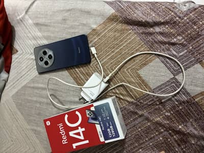 Redmi 14c 6+6 128 complete box price final