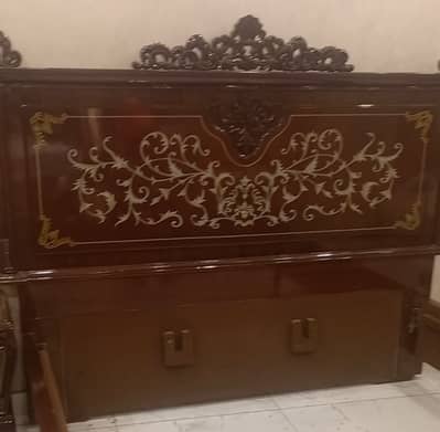 New King Bed for 375k rs packed urgent sale price can be negotiated