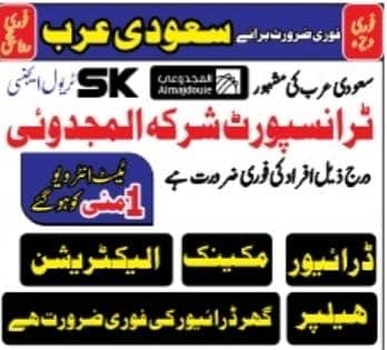 Humy urgent bando ki zarorat hai