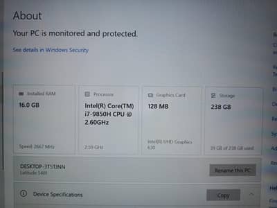 Dell Latitude 5401 Core i7 | 16GB RAM | 256GB SSD | Touch Screen