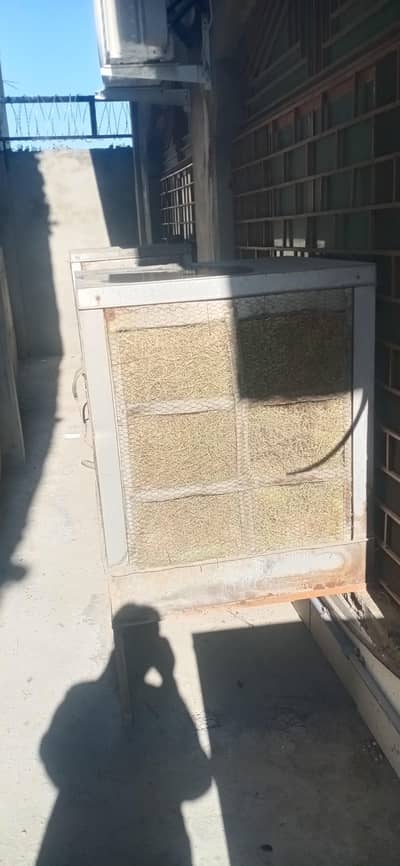 three steel body window air cooler