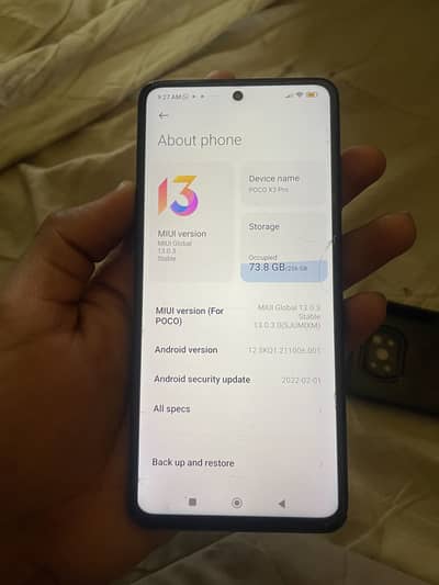 Poco x 3pro 256 gb