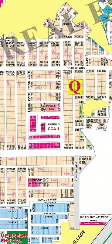 DHA Phase 7, Q-Block | 1 Kanal Pair | Near Masjid & Park | Demand 725 Lac