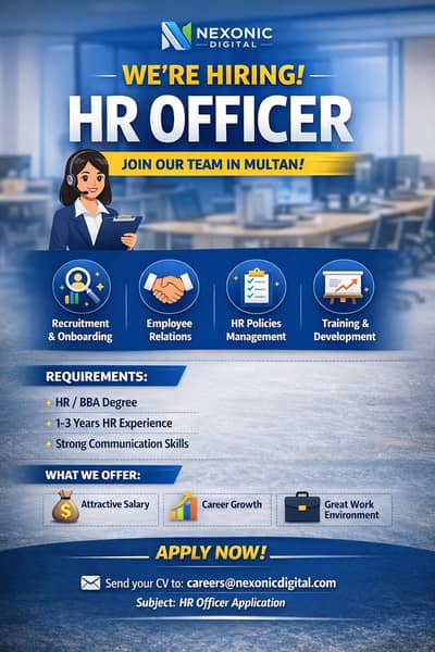  We’re Hiring: HR Officer