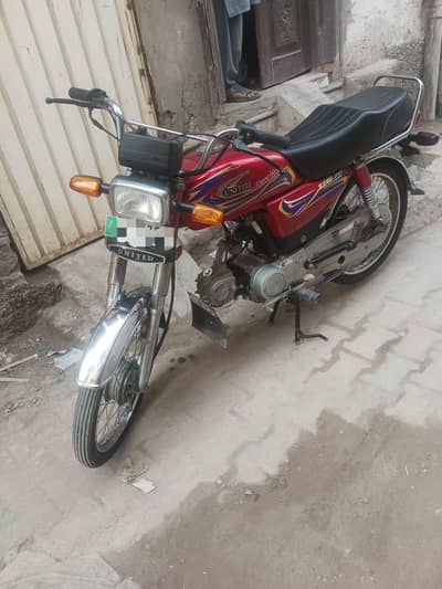 united bike in lush condition