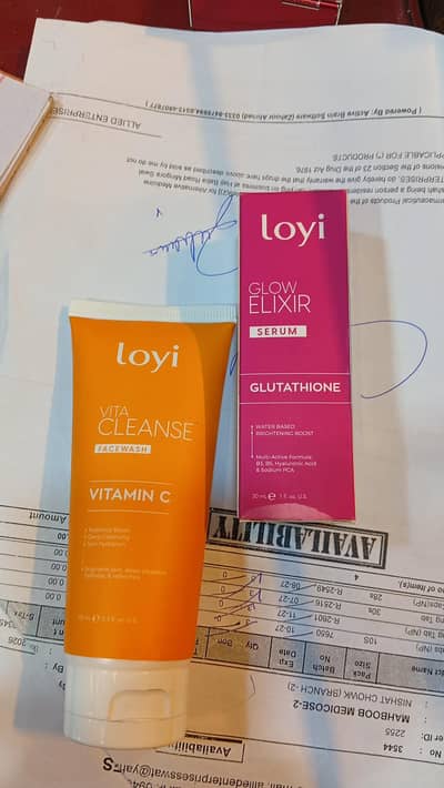 Loyi skincare products