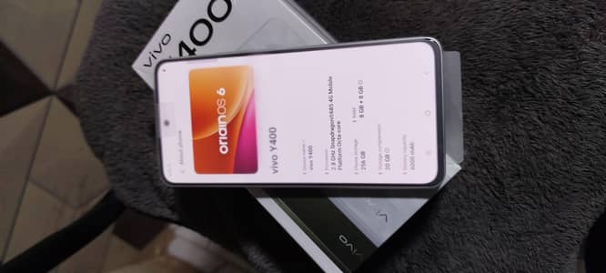 Vivo y400 8+8 GB 256 GB dual sim white color