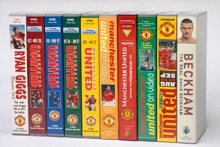 VHS or VCR video cassettes with cover case box 03004331882