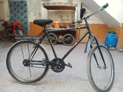 bicycle new all ok 26 size urgent sale gaire wali