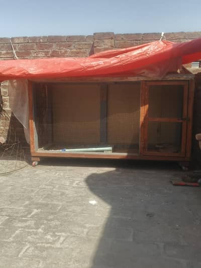wood cage
