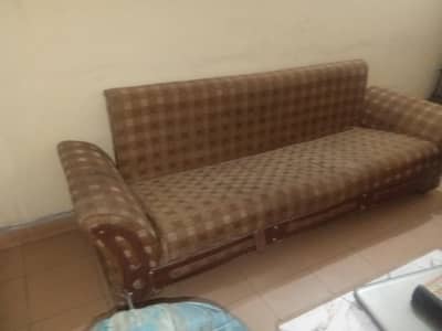 sofa bed brown colour