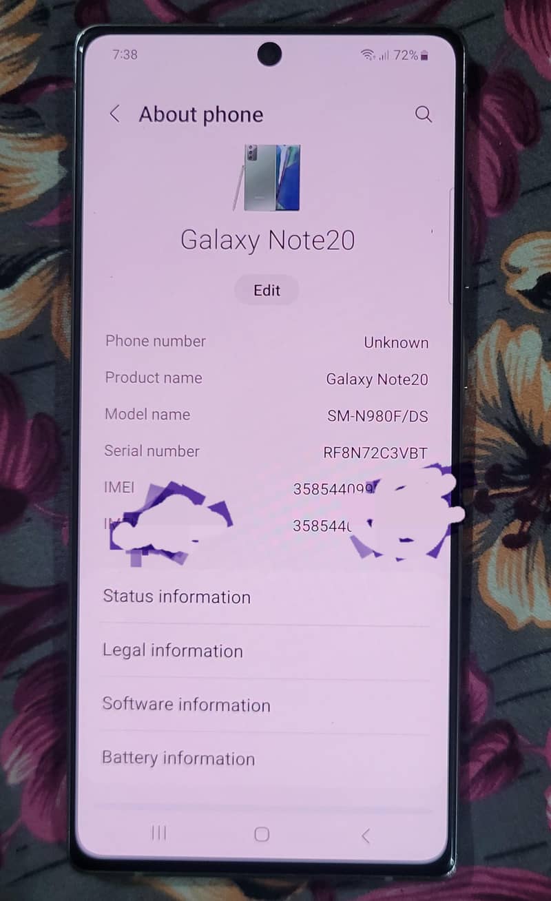 samsung note 20 0