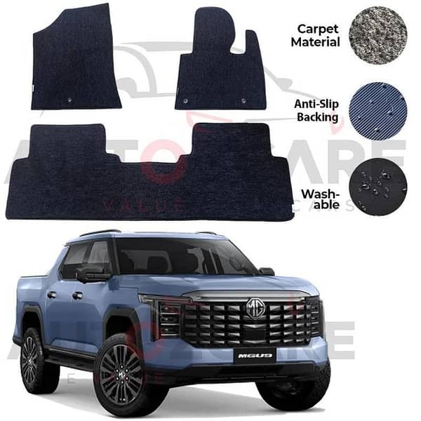 MG U9 Genuine Fitting Carpet Floor Mat 3PCS - Model 2025-2026