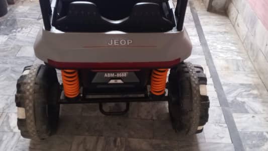 big car 2 battery 4 motor with shock for 8 to 12 year urgent sale