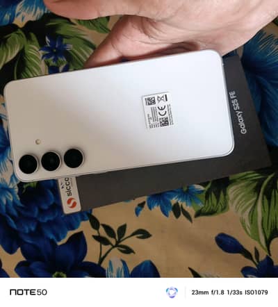 Samsung s25 Fe Pta approved just box open 256 gb full box