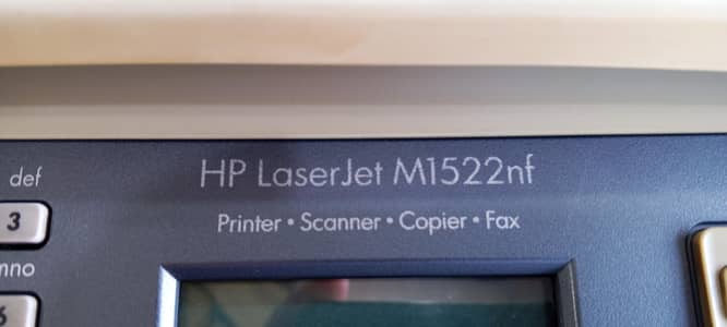 HP laserjet 1522 printer