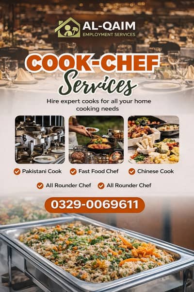 Chinese Cook / Chef / House Helper / Kitchen Helper / Maid Agency etc