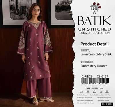 Lawn Embroidery Shirt