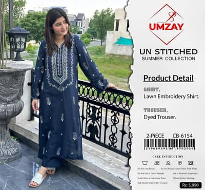 Lawn Embroidery Shirt