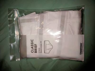 Cambridge shorts classis brief 100% cotton