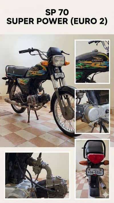 Super Power SP 70 (2020) - Only 3,600 KM Driven - Good Condition