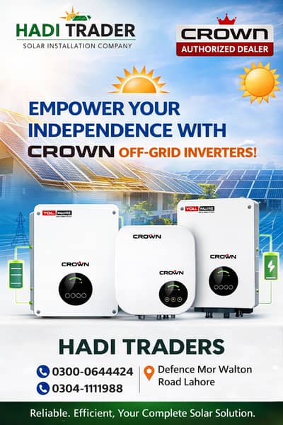 Crown 3kW Solar Inverter/solar solution installation/inverex/goodwe