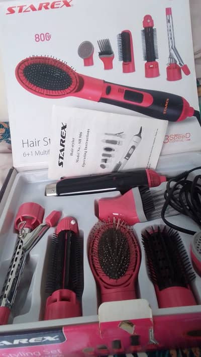 Hair styling set 6 in 1