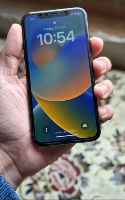 Iphone X pta approved  contact 03477131246
