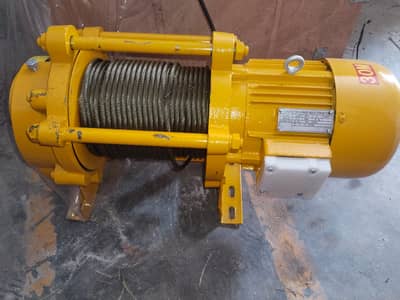 Winch machine hoist machine electric winch black fox 750-1500 kg
