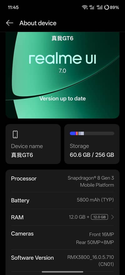 realme gt6 official pta approvid  gaming phone