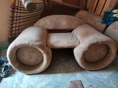 Modern Wooden Sofa Set