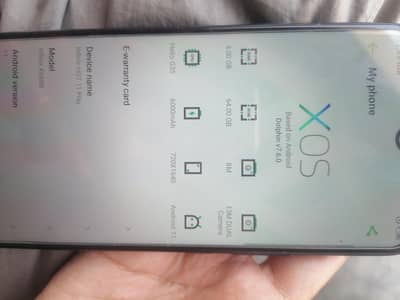 infinix hot 11 play 4gb ram 64 memory 6hazar amh bettry