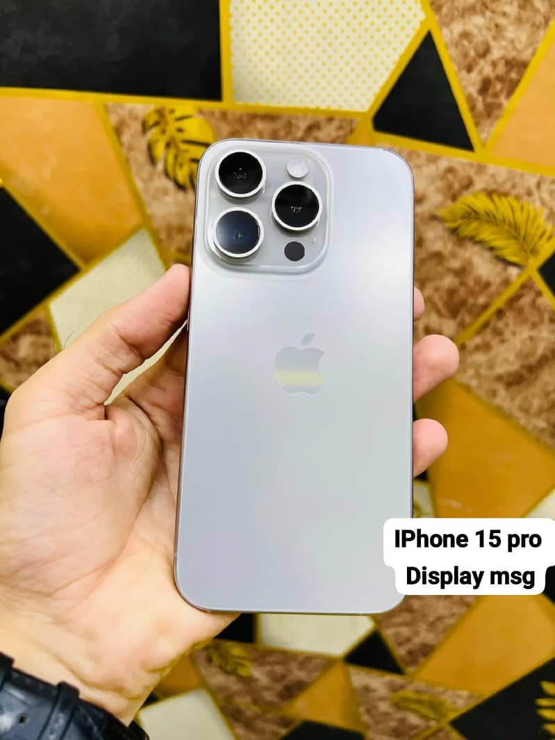 IPHONE 15 PRO DISPLAY MSG 0