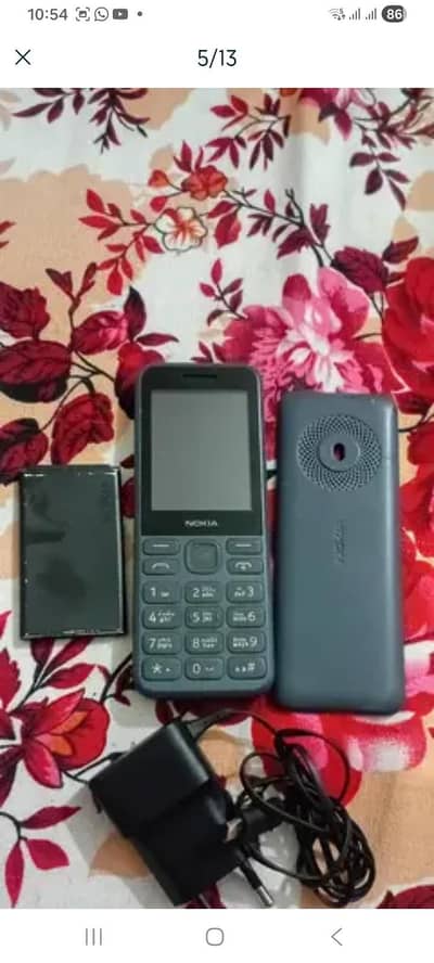 Nokia 125,sath charger,(03196263273)no open no repair,condition 10/10