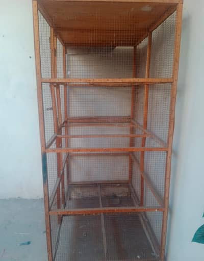 wooden cage