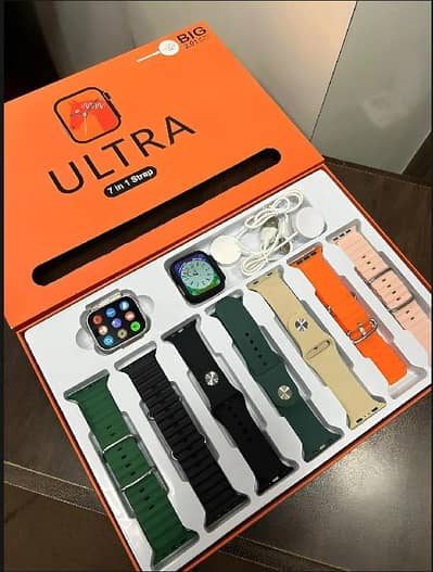  ULTRA Smart Watch – 7 in 1 Premium Strap Deal! 