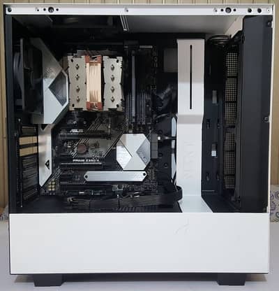 Core i7 8700k High Performance with NZXT H510 White Gaming Case