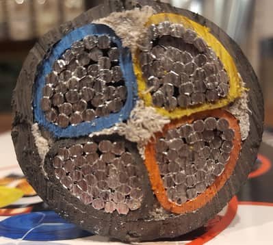 185 mm 4 core aluminium cables