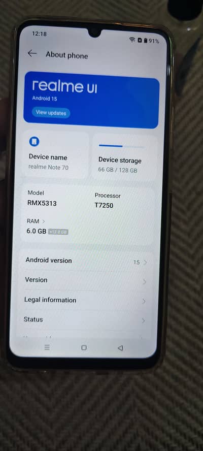realme note 70 without box for sale