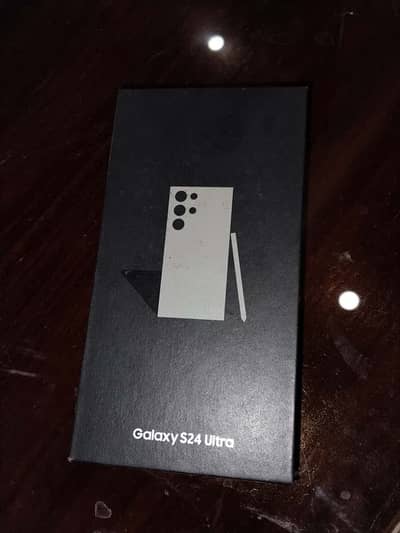 Android-based Samsung S24 Ultra style smartphone with premium design