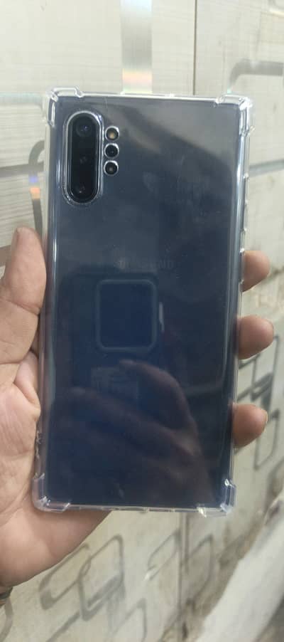 samaung note 10 plus dual  12/256 online approved not dot shade no lin